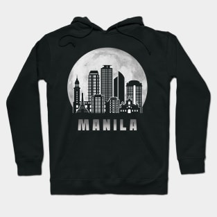 Manila NCR Skyline Full Moon Hoodie